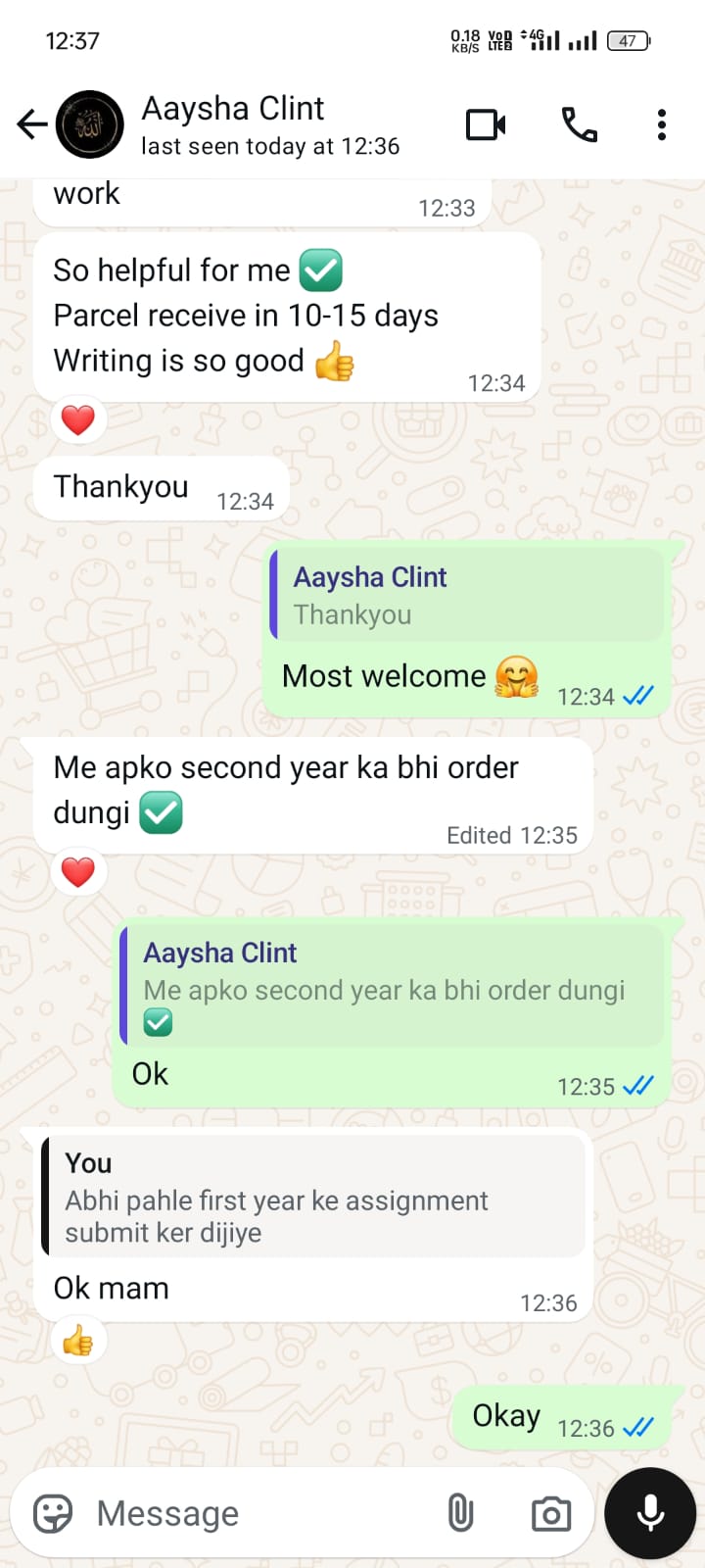 Student Feedback for IGNOU and NIOS Coaching at Diamond Institute Delhi